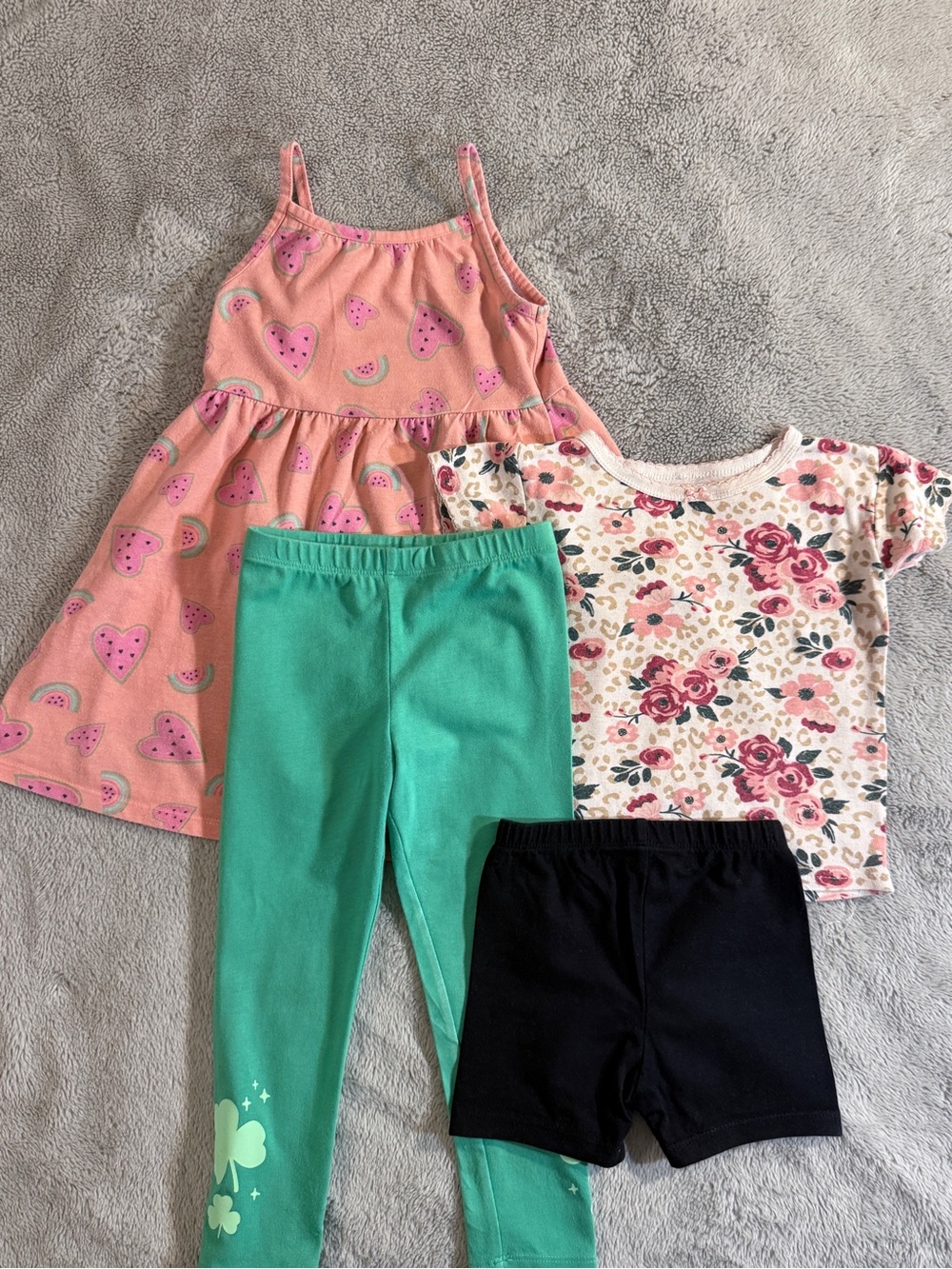 Toddler Girls Size 3T Playwear Clothing Lot Bundle Cat & Jack Okie Dokie